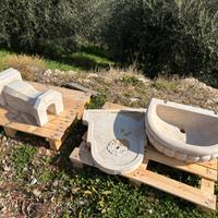 Fontana in marmo bianco d’Asiago