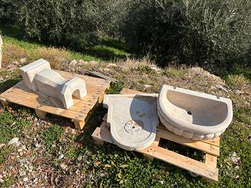 Fontana in marmo bianco d’Asiago