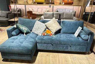 Divano letto contenitore a L - come nuovo
