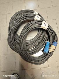 cavi rame prolunghe per cantiere 11  23 34 mt