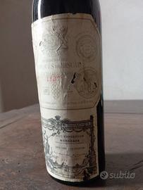 Bottiglia Marques de riscal 1937