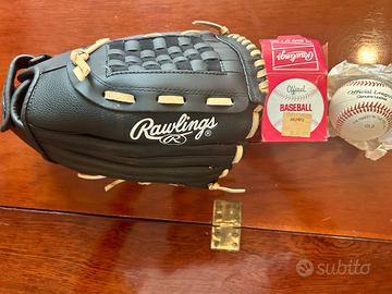 baseball guantone e palla