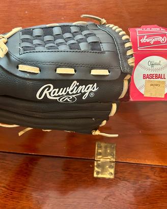baseball guantone e palla