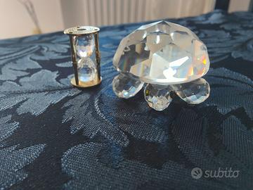 tartaruga e clessidra Swarovski 