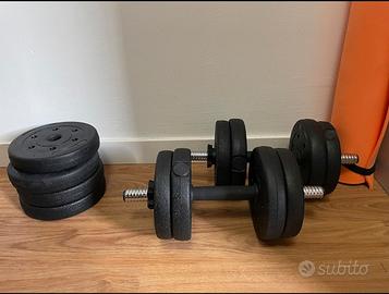 Manubri per palestra a casa 30kg