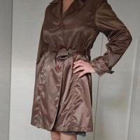 Spolverino soprabito marrone bronzato