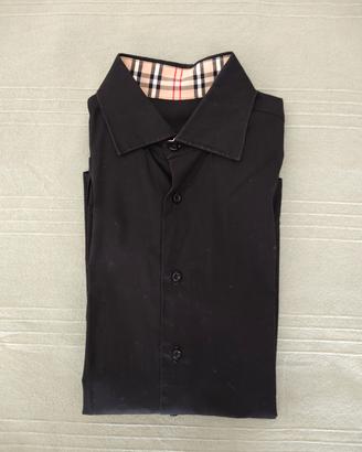 camicia nera da uomo taglia L