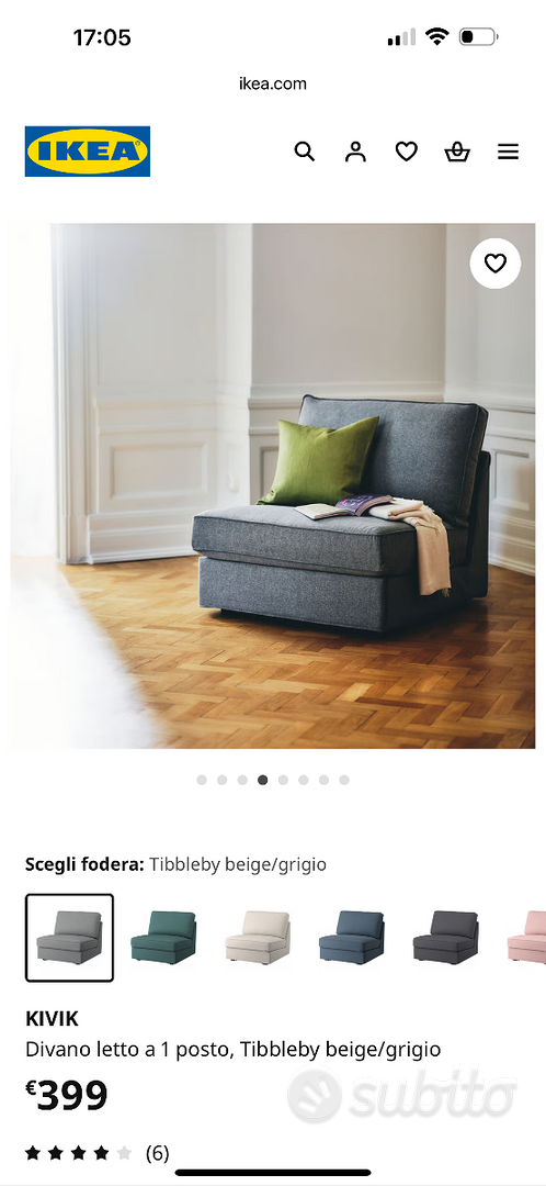 Kivik Ikea Divano Letto Un Posto Chaise Ikea Italia