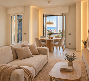 Appartamento su Due Piani con Vista Mare, box auto