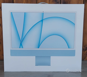 iMac 24 Pollici M1 Azzurro - 8GB/256GB Come nuovo