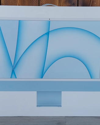 iMac 24 Pollici M1 Azzurro - 8GB/256GB Come nuovo