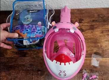 Maschera snorkeling bambini 180° full-face NUOVA