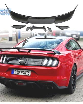 SPOILER ALETTONE FORD MUSTANG 15-23 LOOK GT500 NER