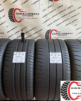 4 PNEUMATICI 245/35 295/30 R20 MICHELIN ESTIVE