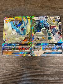 LOTTO 6 CARTE POKEMON GX RARE ORIGINALI
