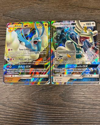 LOTTO 6 CARTE POKEMON GX RARE ORIGINALI