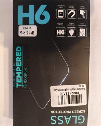 VETRO PROTETTIVO PER IPHONE 15 PRO