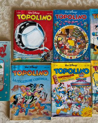 Lotto 7 Fumetti Topolino Disney Anni ’80-’90