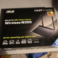 Modem/Router ASUS N300 completo