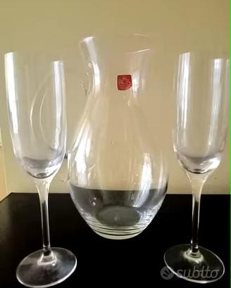 Set caraffa RCR+6 flûte