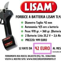 FORBICE A BATTERIA TL42 LISAM