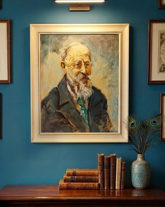 "Ritratto d'Uomo con Barba" – Maestro P.A. Cassina