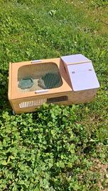 TERRARIO PER TARTARUGHE CON ACCESSORI PER CIBO