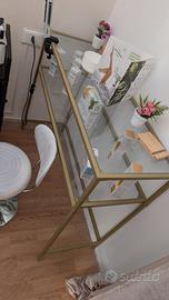 consolle ingresso colore oro