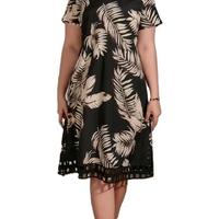 VESTITO CURVY IN STAMPA FANTASIA