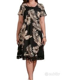VESTITO CURVY IN STAMPA FANTASIA