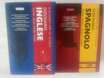Dizionari maxi Italiano inglese,italiano spagnolo