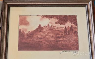 Quadro di Angelo Platania (china e sanguigna)