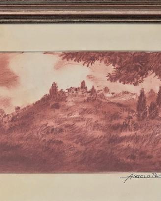 Quadro di Angelo Platania (china e sanguigna)