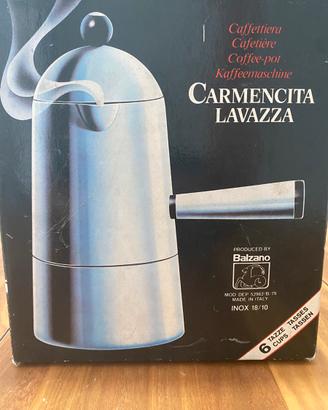 Caffettiera Lavazza Carmencita 6 tazze anni 80