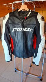 Giacca moto in pelle Dainese - TG 48