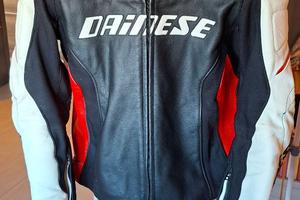 Giacca moto in pelle Dainese - TG 48