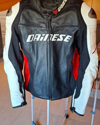 Giacca moto in pelle Dainese - TG 48