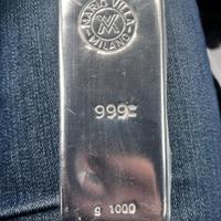 Lingotto d’argento da 1 kg Orovilla NUOVO PREZZO