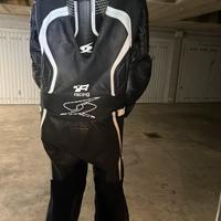 Tuta moto intera spyke pelle - slide tg. 52
