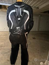 Tuta moto intera spyke pelle - slide tg. 52