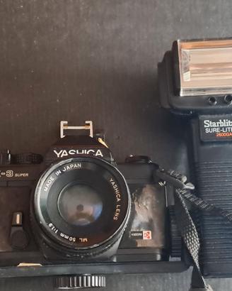 Yashica FX-3 Super e Flash STARBLITZ 2600
