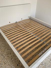 Letto matrimoniale IKEA MALM bianco con doghe