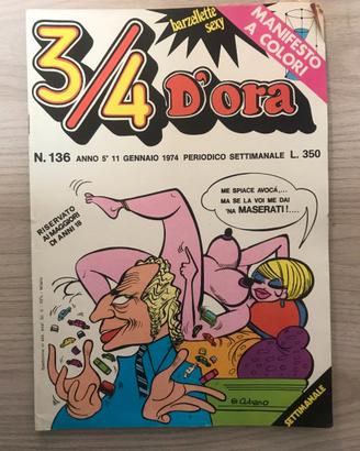 N.2 Riviste Hard 3/4 D'ora anno 73-74