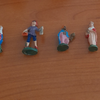 lotto pastori presepe da 4 cm  made in italy