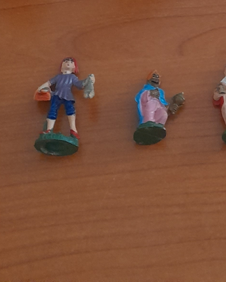 lotto pastori presepe da 4 cm  made in italy