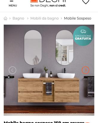 Coppia di specchi Deghi
