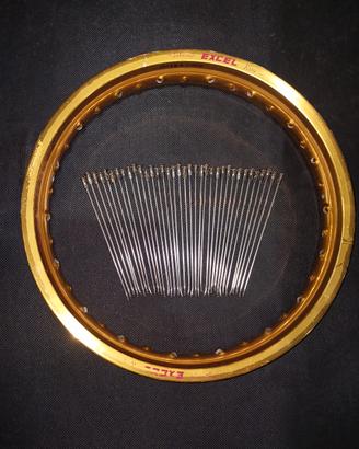Yamaha xt 660 Cerchio Excel Oro posteriore 18x2.50