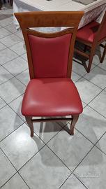 SEDIA IN CILIEGIO CON IMBOTTITURA