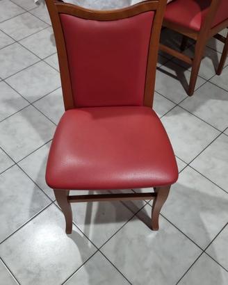 SEDIA IN CILIEGIO CON IMBOTTITURA