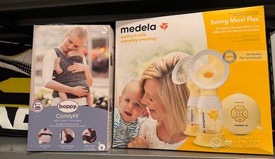 Medela tiralatte e Chicco Boppy marsupio portabebe